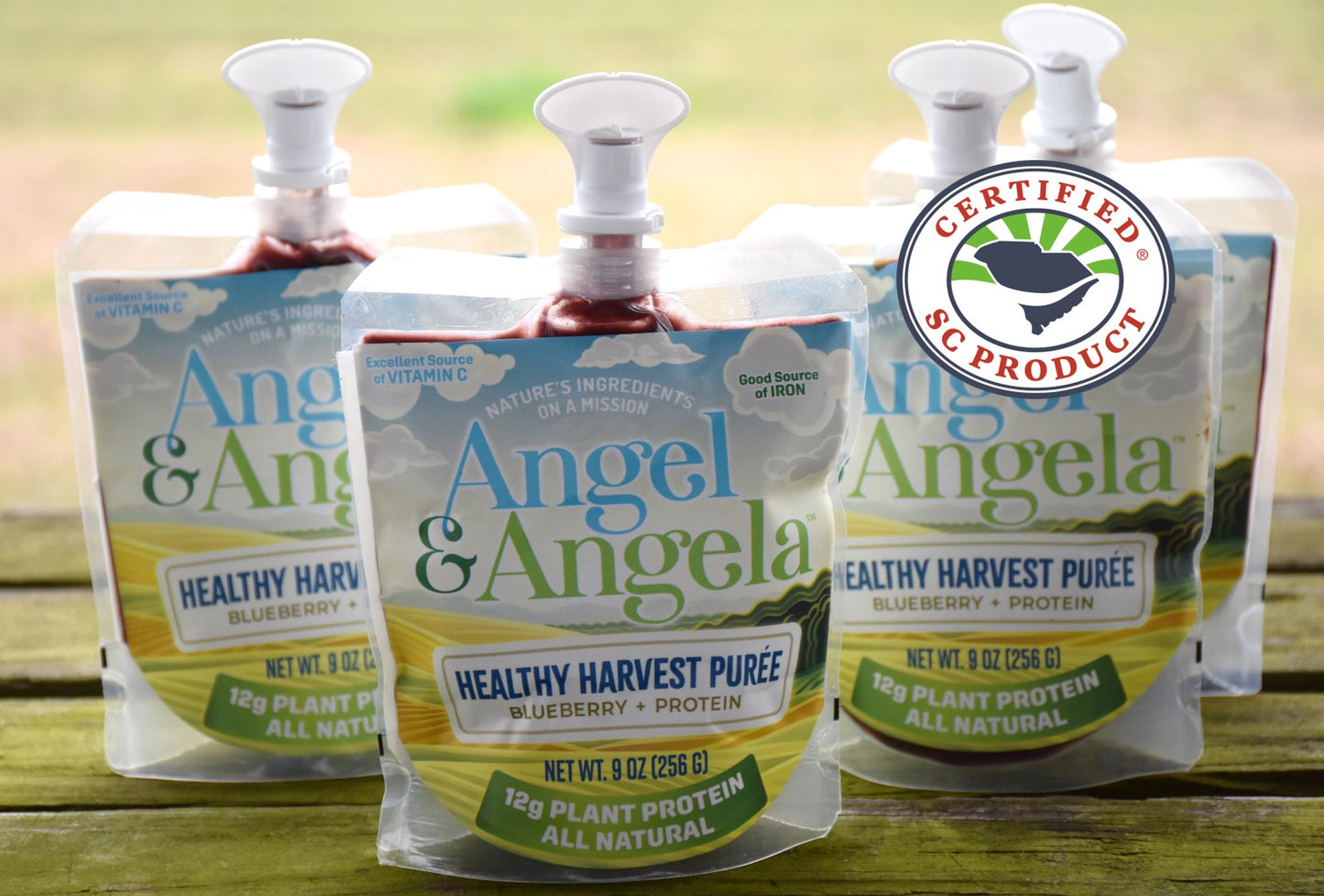 Shop | Healthy Harvest 9oz Blueberry Puree + Protein