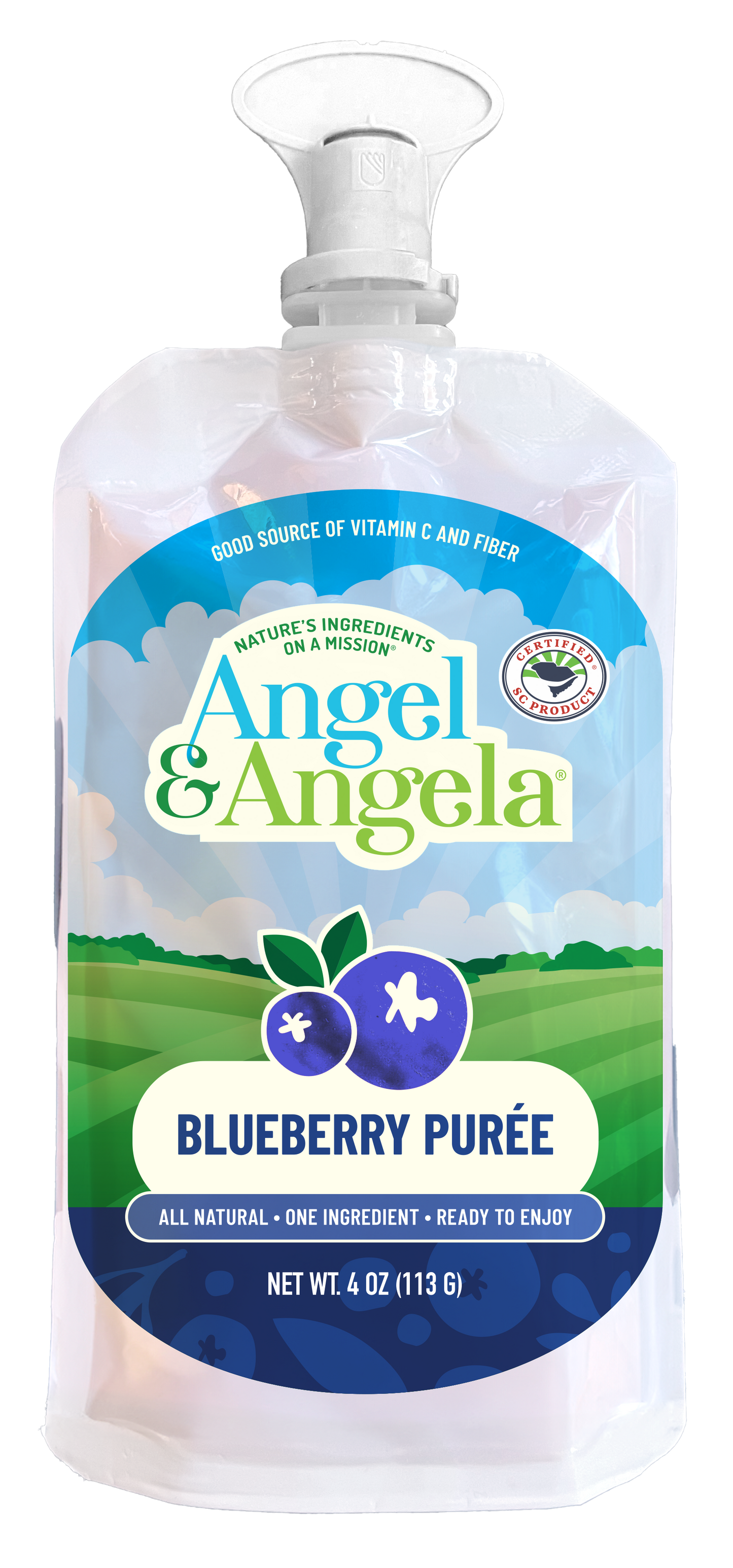 Shop | Simple Fruit 4oz Blueberry Puree