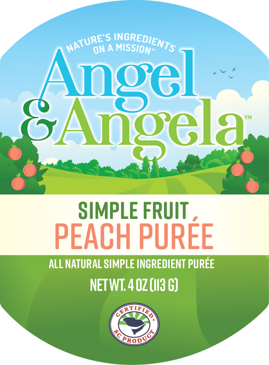 Shop | Simple Fruit 4oz Peach Puree
