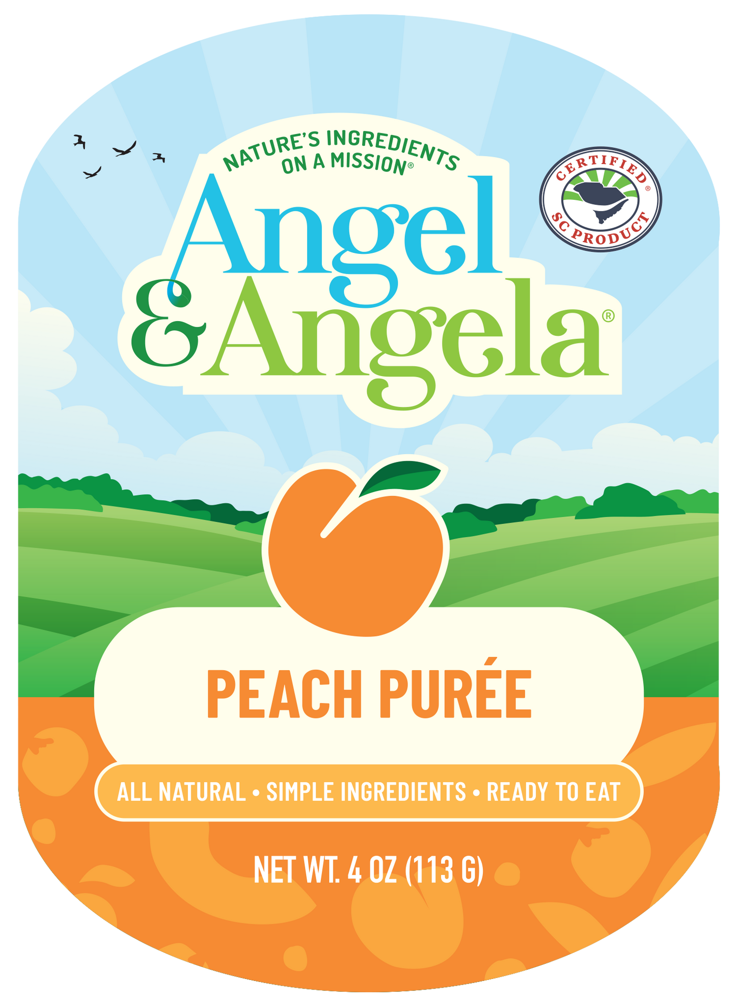 Shop | Simple Fruit 4oz Peach Puree