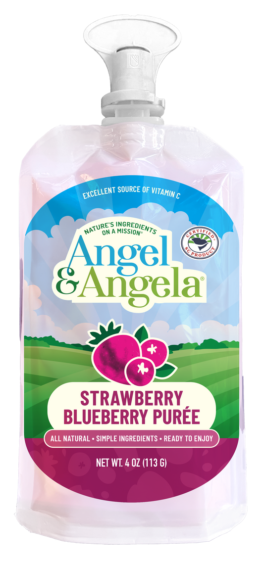 Shop | Simple Fruit 4oz Strawberry Blueberry Puree