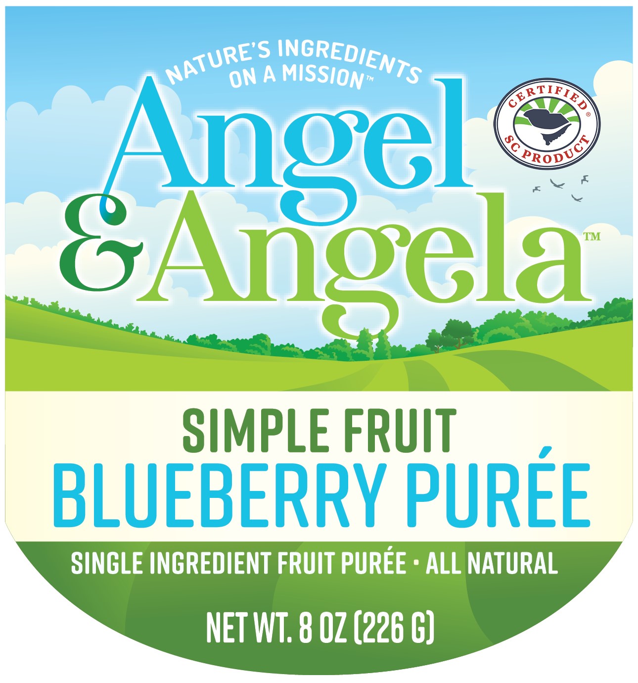 Shop | Simple Fruit 8oz Blueberry Puree